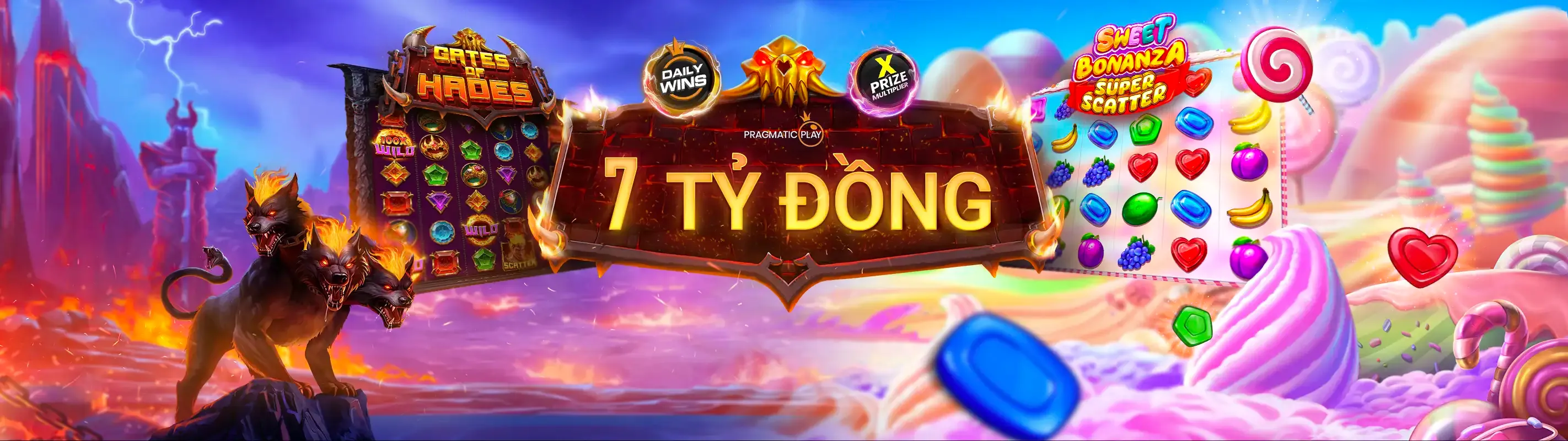 Banner ưu đãi nạp tiền và hoàn trả 23wim vip